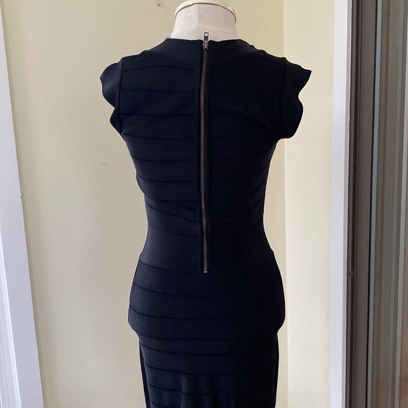 French Connection bandage dress - black size 4 - Picture 4 of 8